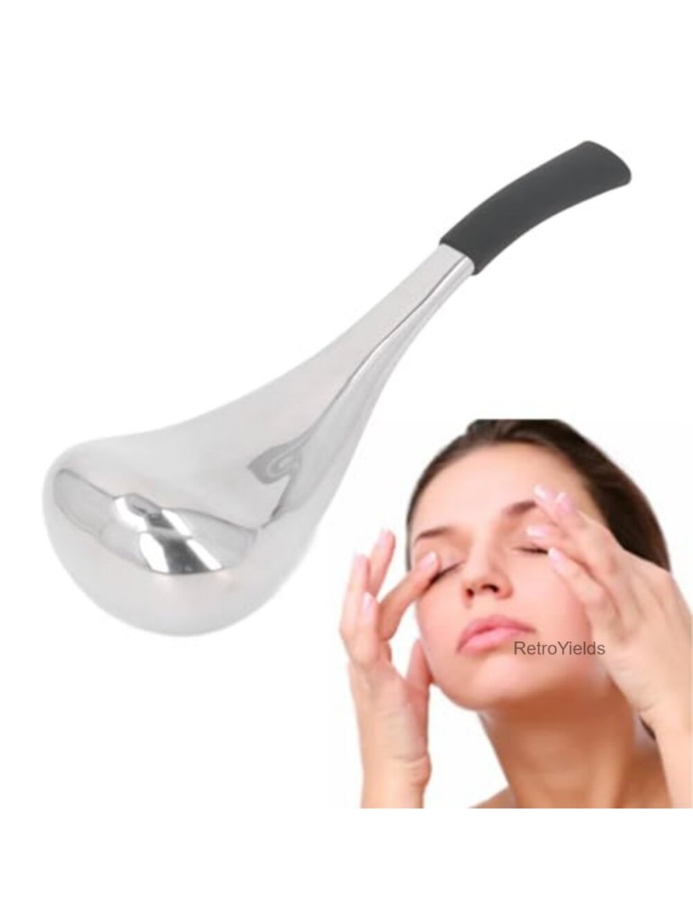 304 Stainless Steel Cryo Sticks Cooling Roller for Face and Eyes